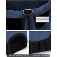 thumbnail image 4 of Mochila transportadora para perros, mochila para perros y gatos, mochila transportadora frontal para perros pequeños, medianos y grandes, senderismo y viajes, 2,5-3,5 kg, 4 of 5
