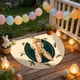 thumbnail image 4 of Deeceymbur Semi Circle Absorbent Waterproof Door Mat for Inside Front Door Entryway Rug Non Slip Back Washable Decor Carpet Kitchen Bathroom Living Room, 4 of 6