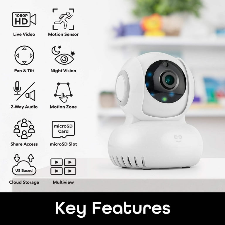 Geeni Sentinel 1080p WiFi Smart Home Camera, Indoor Security with