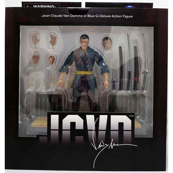 Movie Select Deluxe 7 Inch Action Figure - Jean-Claude Van Damme (Blue Gi)