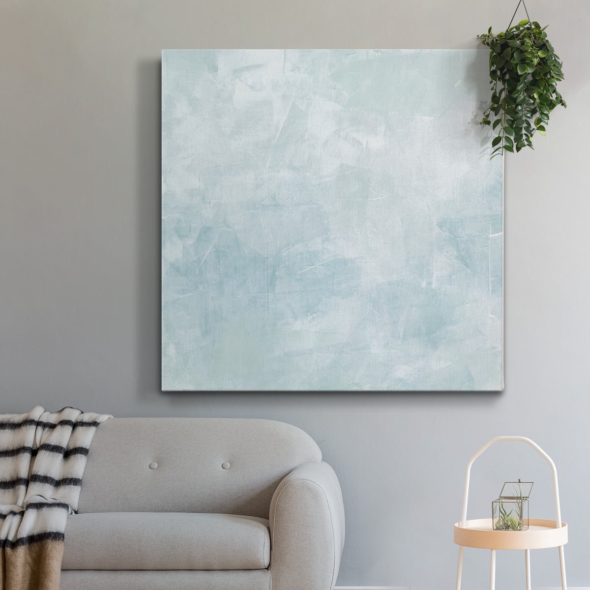 Wexford Home Drifting Blue I-Premium Gallery Wrapped Canvas, 24" x 24" - Ready to Hang