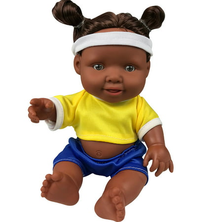 Iuhan Baby Movable Joint African Doll Toy Black Doll Best Gift (Best Black Friday Deals For Kids Toys)
