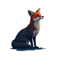 thumbnail image 5 of Cartoon Fox Theme Stickers, Waterproof Fox Theme Sticker for Water Bottle Laptop Phone Cases Planner Skateboard Luggage Helmet Party Favor Decor, Ideal for Adults Teens Teacher Rewards, 5 of 9