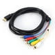 thumbnail image 1 of Cable HDMI a RCA, Conector HDMI Macho a 5 RCA Macho Cable de Componente de Audio y Video para Proyectores HDTV DVD 1080P Plasma TV LCD, 1 of 6