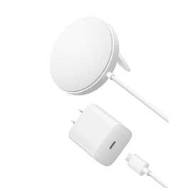Chargeur Magnétique Sans Fil Pour IPhone 17/16/15/14/13/12 - Chargeur Mag+adaptateur USB C 20 W, Support/Pad De Charge Rapide Sans Fil Avec Câble USB-C De 1,5 M Pour IPhone 17/16/15/14/13/12 Pro Max