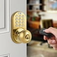 thumbnail image 5 of MiLocks Keypad Knob Polished Brass, 5 of 8