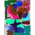 thumbnail image 2 of Cartissi 15x18 White Modern Wood Framed Museum Art Print Titled - Brights Strokes III, 2 of 4
