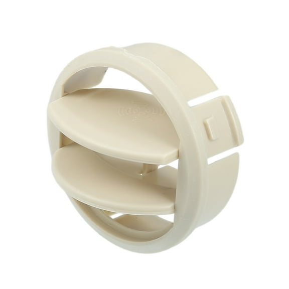 Unique Bargains 71mm 69mm Round Beige AC Air Condition Vent Outlet Universal for RV Bus Boat Yacht Caravan - Part of 1