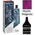 thumbnail image 2 of Pravana Chromasilk Vivids EVERLASTING Permanent Creme Hair Color Dye (w/Sleek Tint Brush) Cream Haircolor with True Unicorn Root, Sea Buckthorm Oil (Mystic Magenta), 2 of 2