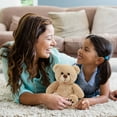 thumbnail image 2 of LotFancy 8 in Brown Teddy Bear Stuffed Animal, Plush Toy Birthday Gift, 2 of 7