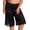 Black, variant on Women's Shadowline 2402X Plus Snip-it 26 Inch Culotte Slip (Nude 2X)