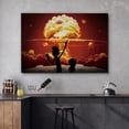 thumbnail image 2 of HFDF Rick and Morty Canvas Wall Art Modern Wall Decor Stretched and Ready to Hang 16x12inch Framed, 2 of 6