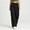 *Black, variant on Women's Lightweight Parachute Cargo Pants , Quick Dry Drawstring Wide Leg Trousers For Women , Ladies' Adjustable Hem Joggers with Pockets, Black , S-3XL