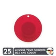 thumbnail image 1 of 25 Units Acrylic Circle Blanks With Hole 1/8" Thick - Tranlucent Colors - (Size 12") Made in USA, 1 of 3