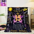 thumbnail image 4 of 12 Year Old Girl Birthday Gifts - 12th Birthday Gifts for Girls,Crown Throw Blanket for Girls Soft Flannel Throw Blanket Gift for Kids Birthday Gifts Decorations for Girls Throw Blanket,60"x80", 4 of 5