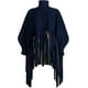 thumbnail image 4 of NRTHYE - Poncho para mujer, cuello alto, manga larga, con flecos, talla grande Zhivalor HMFJ296-36, 4 of 7