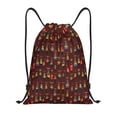 thumbnail image 1 of Xecao Dancing African Women1 Pattern Sports Drawstring Backpack - String Swim Gym Bag with Wet Proof Pocket for Women&Men-Small, 1 of 6