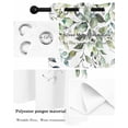 thumbnail image 5 of Pastoral Floral Plant Thermal Insulated Blackout Curtains for Bedroom 84 Length Sage Green Eucalyptus Leaves White Room Darkening Curtain 1 Panel Grommet Window Curtain Drape for Living Room, 5 of 7