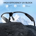thumbnail image 3 of Smart glasses with AI assistant and Bluetooth for sports—hands-free music, calls, and navigation, UV protection, BOSE Cavity, 4-hour battery life, 3 of 9