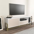 thumbnail image 5 of Decorotika Utopia Tv Stand White Beige, 5 of 8