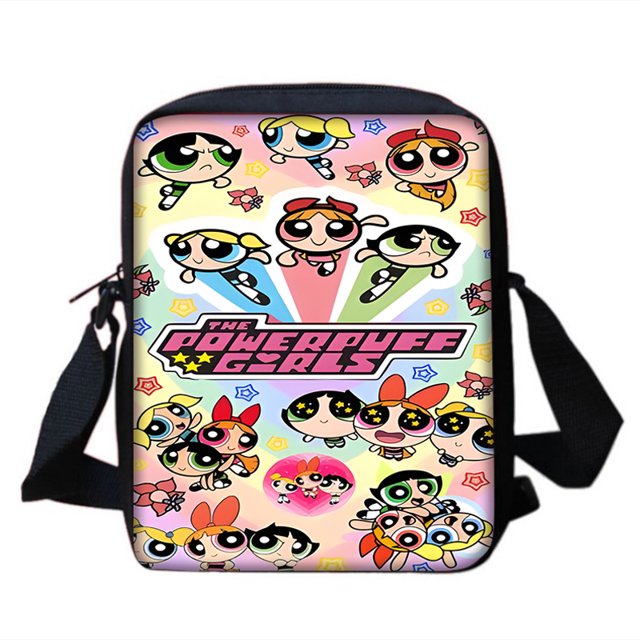Bolso de mensajero de hombro con estampado de Anime para niños y niñas, bolso de mano informal para niños, bolso para teléfono para hombres y mujeres, bolsa de compras