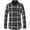 Dark Black, variant on SSLR Flannel Shirt for Men Long Sleeve Button Down Shirt Plaid Casual Jacket