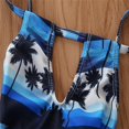 thumbnail image 6 of Wave Pattern Summer Beach Sunscreen Swimsuit Girls Size 16 Swimsuit Bathing Suit Girls Size 12 Swim Wear Toddler Girl Swimsuit Size 5 Little Girls Swimsuit 12, 6 of 9