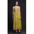 thumbnail image 2 of Bimba Robe Longue Chic à Imprimé Floral pour Femme, Style Bohème, Maxi d'Été, Tenue de Plage - Moyen, 2 of 6