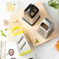 thumbnail image 5 of Multifunctional Vegetable Grater Chopper 4 Side Manual Stainless Steel Cheese Garlic Ginger Fruit Cutter Slicer Kitchen Gadgets, 5 of 9