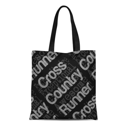 ASHLEIGH Canvas Tote Bag Running Cross Country Runner Greatest Number One Awesome Best Reusable Handbag Shoulder Grocery Shopping