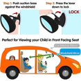 thumbnail image 3 of 2 Pieces Car Rear View Mirror, Durable Car Rear View Mirror, 360 Adjustable, 3 of 5