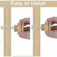 thumbnail image 4 of Lot de 12 Boutons de Commode en Rotin de Style Bohème - Faits à la Main - Inclus Vis - Convient pour Meubles en Bois, Tiroirs, Armoires, 4 of 4