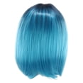 thumbnail image 1 of MasteelfCA Womens Bob Wig Gradient Color Cosplay Synthetic Hair Wig Short Straight Wigs Lace High Temperature Bob Wig (Gradient Blue), 1 of 7