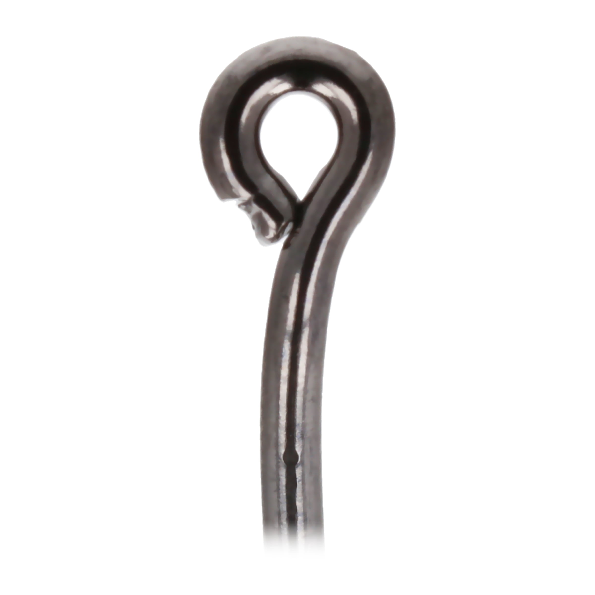 Lazer Sharp L2222GH-1/0 Circle up Eye Non-Offset Hook, Black, Size 1/0, 10 Pack