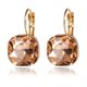 thumbnail image 2 of Pendientes Hoop Azul Personalidad Retro Huggie Pendientes Zircon Cristal, 2 of 2