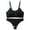 Black, variant on Plus Size Seamless Yoga Bra and Panty Set Women's Comfortable Sportswear Gym Workout Sleepwear Two Piece Underwear