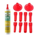 thumbnail image 1 of UPGRATOR 10pcs Caulking Remover Tool Plastic Red Professional Design for Handyman, 1 of 5