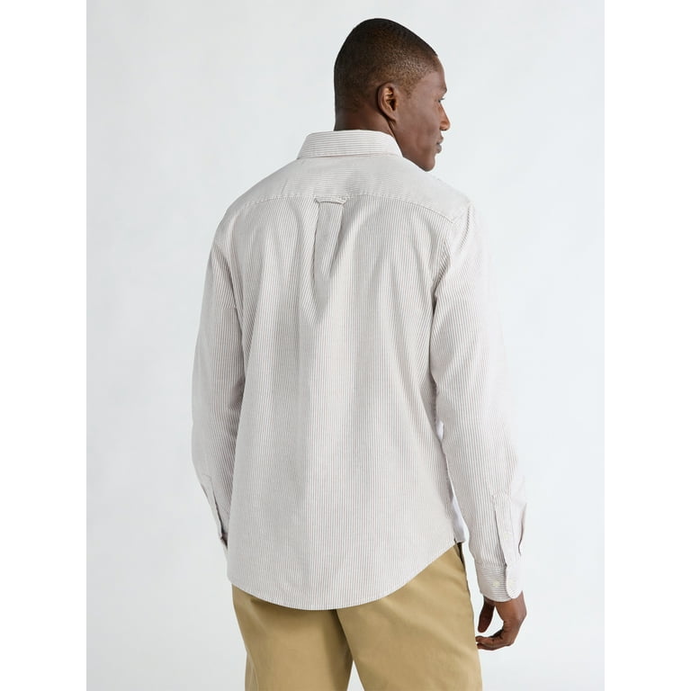 Free Assembly Men's Oxford Shirt with Long Sleeves, Sizes S Free Assembly Men's Oxford Shirt with Long Sleeves, Sizes S