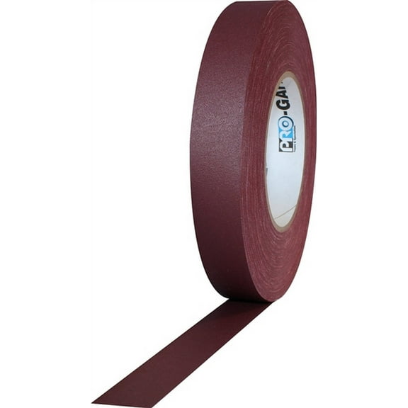 Pro Gaff Burgundy Gaffers Tape 1" X 55 Yard Roll (Pack Of 48)