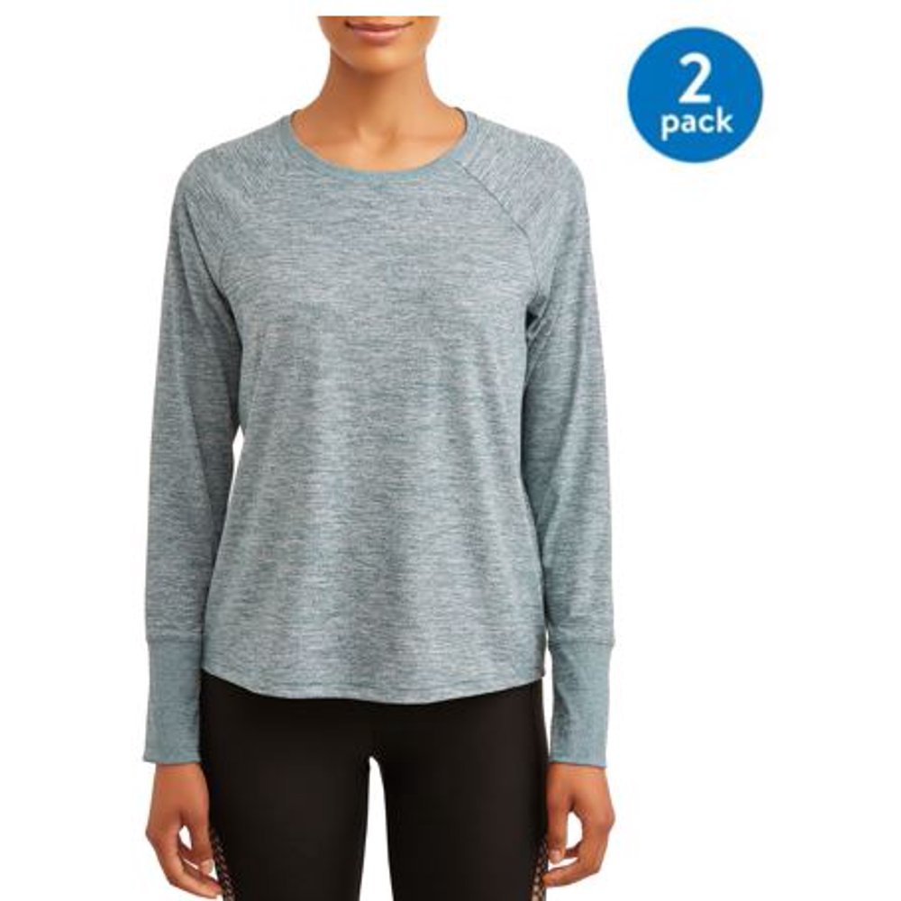 Avia Avia Women's Active Performance Top, 2Pack