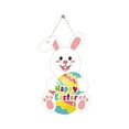 thumbnail image 2 of Letrero de Puerta con Conejito de Pascua, ¡Feliz Pascua!, para Fiestas Al Aire Libre, Decoración para Porche, Venta Al Por Mayor, 2 of 6