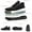 Black, variant on DPTALR Mens Steel Toe Work Shoes Lightweight Breathable Casual Outdoor Athletic