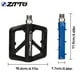 thumbnail image 4 of Ztto 1 par de nylon bicicleta pedal plano 24 espigas cambiantes Color sólido Pedales de bicicleta Piezas de ciclo Accesorios de componentes Suministros Negro Advancent  OD002863-02B, 4 of 6