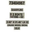 thumbnail image 4 of G3 SunCatcher Boat Decal 73404967 | LX 22 Cruise Silver Sticker, 4 of 4