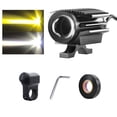 thumbnail image 1 of Faro Universal para motocicleta, aleación de aluminio, 360  degree, giratorio, IPX-8, luz auxiliar impermeable, luz de distancia, apto para coche eléctrico , Doble luz de color Doble Luz Blanca DYNWAVEMX  faro de motocicleta, 1 of 8