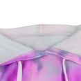 thumbnail image 6 of Tejiojio Womens Fall Plus Size Long Sleeve Tie-dye Sweatshirt Hooded Pullover Tops Shirt, 6 of 9