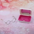 thumbnail image 3 of 1/3 BJD Retro Literario Marco Gafas Gafas de Caja para Night Lolita Accesorios Plata Macarena Par de gafas de muñeca, 3 of 8