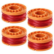 WENTS Worx WA0010 Replacement 10-Foot Grass Trimmer/Edger Spool Line 4-Pack for WG150, WG151, WG152, WG155, WG165, WG166, WG160, WG167, WG175