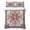 Orange, variant on King Quilt Set 96''x106'', Boho Orange Blue Lightweight Summer Bedspread Coverlet Set with 2 Pillow Shams, Boho Vintage Geometric Art Ethnic Breathable All Season Quilt Bedding for Bedroom/Guest Room