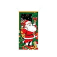 thumbnail image 2 of Santa Claus Full Coverage Door Cover - Waterproof Polyester Holiday Decoration Festive Front Door Decor Christmas Party Backdrop(B), 2 of 6